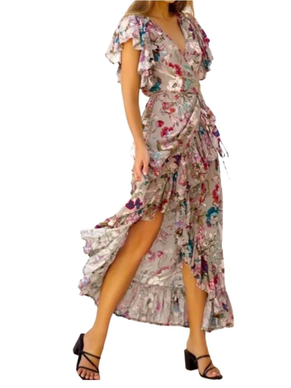 Bali ELF Carmen Maxi Wrap Dress NWT